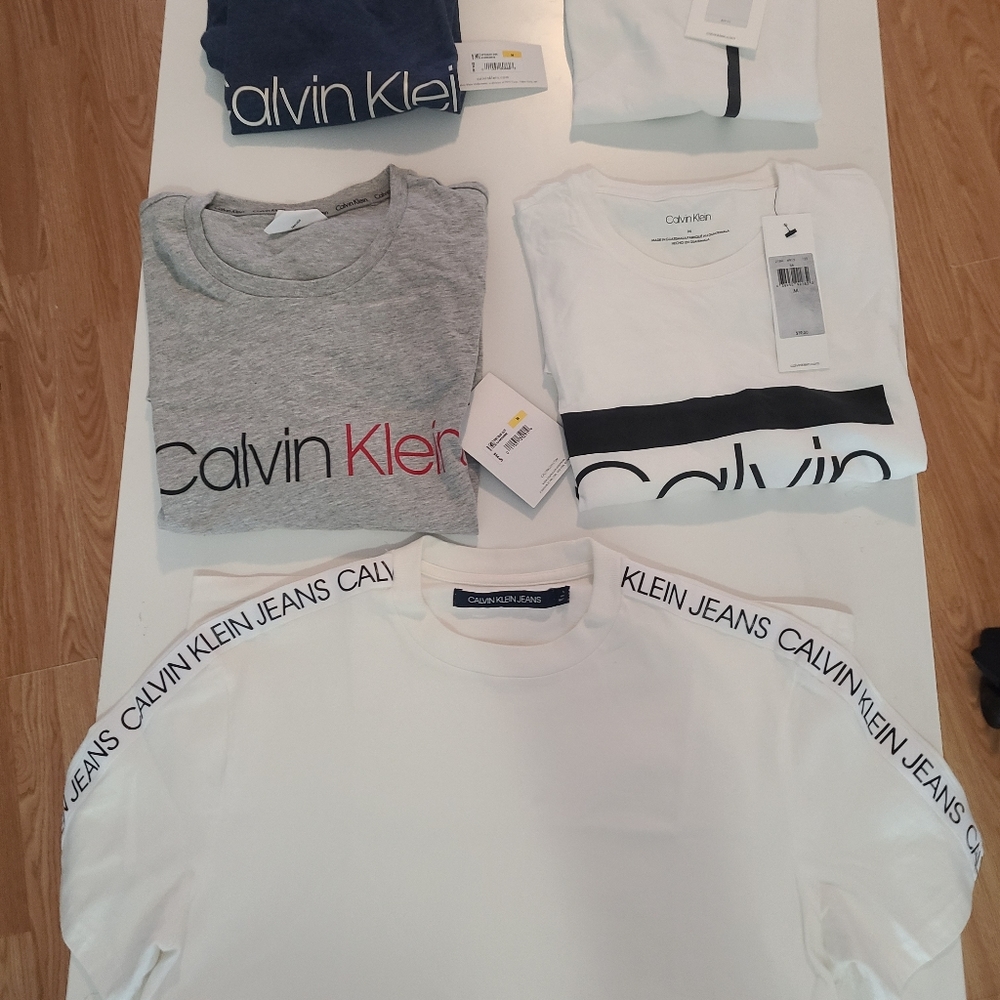 5 New Calvin Klein shirts
